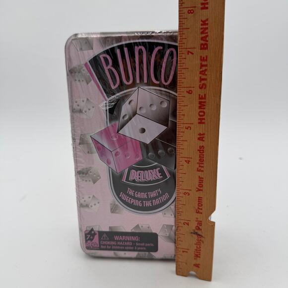 Bunco Deluxe Dice Game Tin Box NIB - Picture 2 of 4